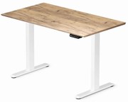 Elektromosan állítható magasságú íróasztal 138x67cm Craft tölgy / fehér | LVN System Control Flex+