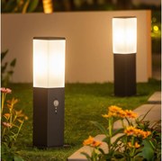 Brilagi - NOVA kültéri lámpa érzékelővel 1xE27/15W/230V 40 cm IP44 antracit