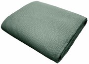 Zöld mikroszálas ágytakaró és párnahuzat szett 220x240 cm Romane – douceur d'intérieur