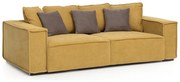 BOLZANO kanapé, sárga/barna