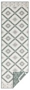 Malibu zöld-krémszínű kültéri szőnyeg, 250 x 80 cm - NORTHRUGS