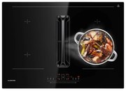 Klarstein AirJet 72 Down Air System, indukciós tűzhely + DownAir-páraelszívó,10 000 W, 600 m³/h, Boost