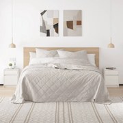 2 darab fehér tömör fenyőfa éjjeliszekrény 40 x 31 x 50 cm