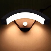 18W Kültéri fali lámpa Led kerti mozgásérzékelő IP65
