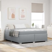 Ágykeret Világosszürke 180 x 200 cm szövet