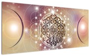 Kép - Mandala elemekkel (120x50 cm)