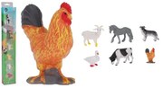 6 db-os farm játék állat figurák