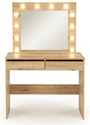 Sminkasztal AMORIO artisan tölgy