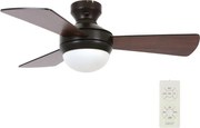 Lucci Air 512311- Mennyezeti ventilátor AIRLIE HUGGER 2xE27/15W/230V fa/barna + távirányító
