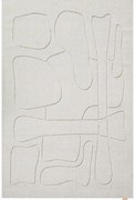 Világosszürke gyapjú szőnyeg 133x190 cm Morphic – Agnella