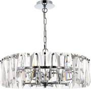 MAYTONI MOD043PL-06CH PUNTES Kristály Függesztett Lámpa Króm E14 IP20