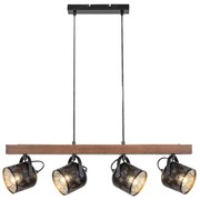 Rabalux 3300 - Csillár zsinóron ROTEM 4xE14/40W/230V