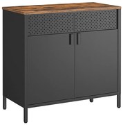 FIRA komód fekete/barna színben