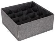 Drawer szürke fiókrendszerező 16 rekesszel - Bigso Box of Sweden