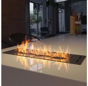 InFire - Beépített BIO kandalló 7,5x50 cm 3,5kW fekete