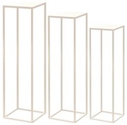 Eglo 428004 - KÉSZLET 3x Virágállvány TATSUNO krémes