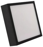 LED Mennyezeti lámpa LED/12,5W/230V 3000/3500/4000K 17x17 cm fekete