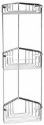 GEDY 2484 Smart háromszintes sarokpolc 20 x 59 x 15 cm, ezüst
