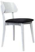 EZRA étkezőszék fehér/fekete