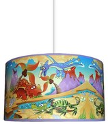 Gyerek csillár JURASSIC 1xE27/60W/230V