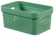 Infinity Dots zöld tárolókosár, 4,5 l - Curver