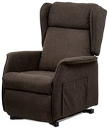 Elektromos Fekvőfotel, Barna Szövet. TV-1190 BR2