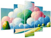 Kép - Tájkép felhővel (150x105 cm)