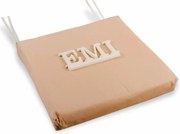 EMI krémszínű székpárna 40x40 cm