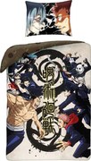 Jujutsu Kaisen Battle ágyneműhuzat 140×200cm, 65x65 cm microfibre