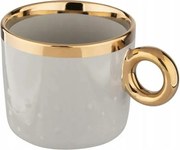 Altom Palazzo dots porcelán bögre 350 ml,Sage