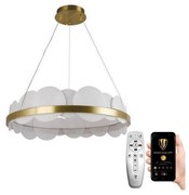 NEDES LED Dimmelhető csillár zsinóron LED/40W/230V 3000-6500K arany + távirányítás ND3524