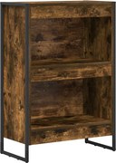 vidaXL Könyvespolc Füstös tölgy 80 x 30 x 155 cm Faanyag