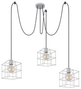 Globo 15530Z-3H1 - Csillár zsinóron MERRIL 3xE27/60W/230V