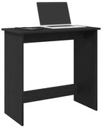 fekete forgácslap íróasztal 80 x 40 x 75 cm