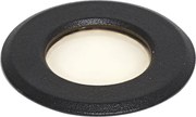 12V-os fekete földbe süllyeszthető spotlámpa LED-del IP67 - Voltaire Linsey