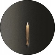 LED-es süllyesztett lépcső lámpa kerek fekete meleg fény Maytoni