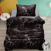 Pamut ágyneműhuzat COLORIAX fekete Ágyneműhuzat mérete: 70 x 90 cm | 140 x 200 cm