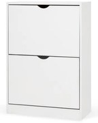 Pramino 2 Lenyíló Ajtós Cipősszekrény Fehér N