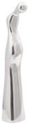 Szobor Ezüst 10 x 16 x 49 cm Alumínium