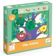 Fejlesztő játék, megfigyelés - Keress és pörgess, Állatok - Eduludo Obs Animo