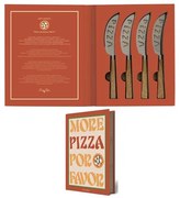 Pizzakés ajándék készlet 4 db-os készlet díszdobozban