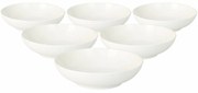 6 darab porcelán mély tányér szett Linie 20 cm