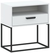 Éjjeliszekrény Fiókkal Fehér Színben CADRO NR4 60 cm