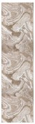 Bézs futószőnyeg 80x300 cm Marbled – Flair Rugs