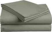 Mikroplüss lepedő BASIC szürkészöld 200x220 cm