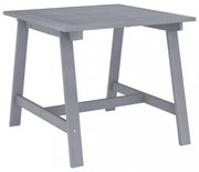 szürke tömör akácfa kerti étkezőasztal 88 x 88 x 74 cm