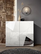 Vittoria 2 ajtós komód fehér 121 cm