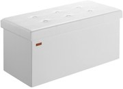 Deuba Tároló pad 80x38x38 cm - fehér