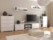 Bútorlap Chopin 2 fehér komód polc rtv Per