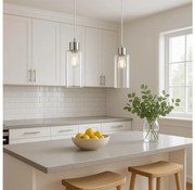 ONLI - Csillár zsinóron DODO 1xE27/22W/230V fényezett króm